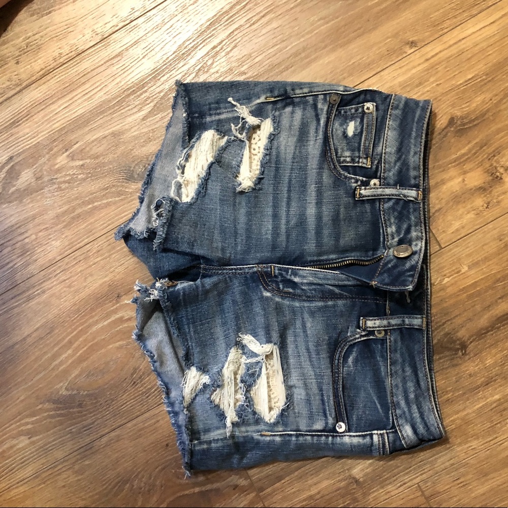 Crocheted Pocket Shorts
